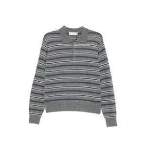 Dunst Women Wool Blend Striped Polo Shirt